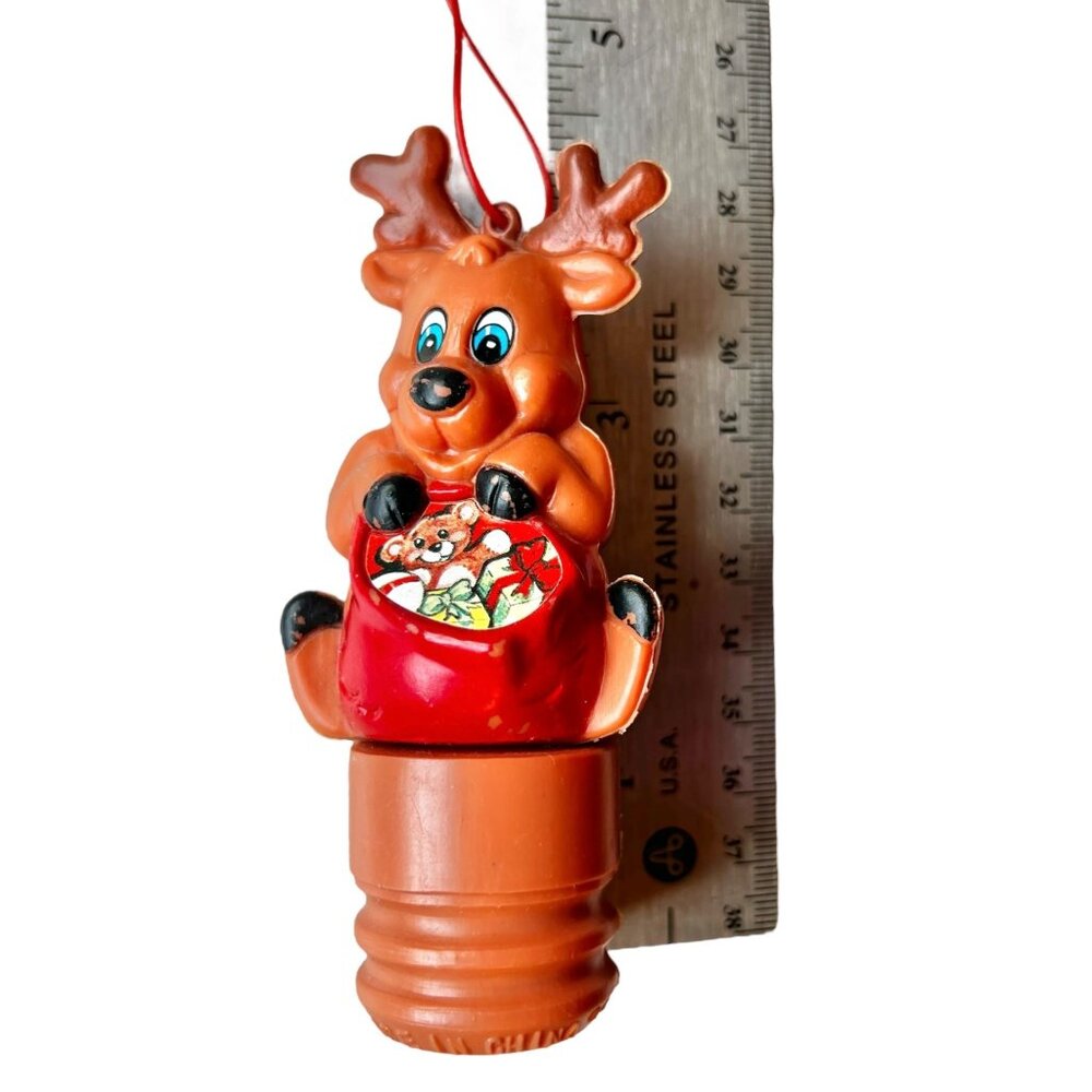 Vintage Reindeer & Santa Christmas Ornaments - Picture 8 of 15